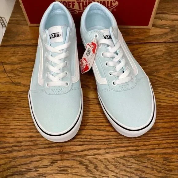 New Vans Ward Light Blue Shoes 9.5 New with box - Picture 2 of 7